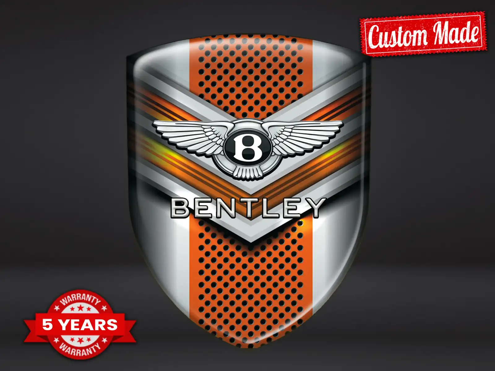 Bentley Emblemas Empresa Coche Alta Calidad Estilo Minimalista